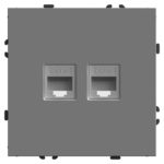 Розетка компьютерная 2-местная RJ-45 Эмили — изображение 3