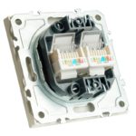 Розетка компьютерная 2-местная RJ-45 Эмили — изображение 2
