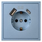 Розетка 1-местная с заземлением USB+Type C Капелла — изображение 5