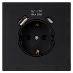 Розетка 1-местная с заземлением USB+Type C Капелла — изображение 7