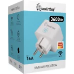 Умная розетка Smartbuy Wi-Fi квадратная с Алисой