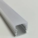 Профиль 2000х21х21мм для 2х рядной LED ленты