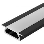 Встраиваемый профиль Viasvet 2000x22х6мм, черный